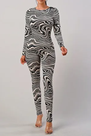 Tae Print Jumpsuit