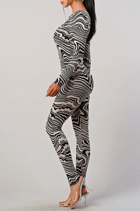 Tae Print Jumpsuit