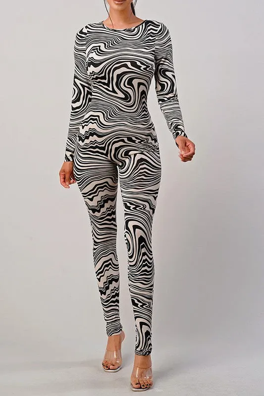 Tae Print Jumpsuit