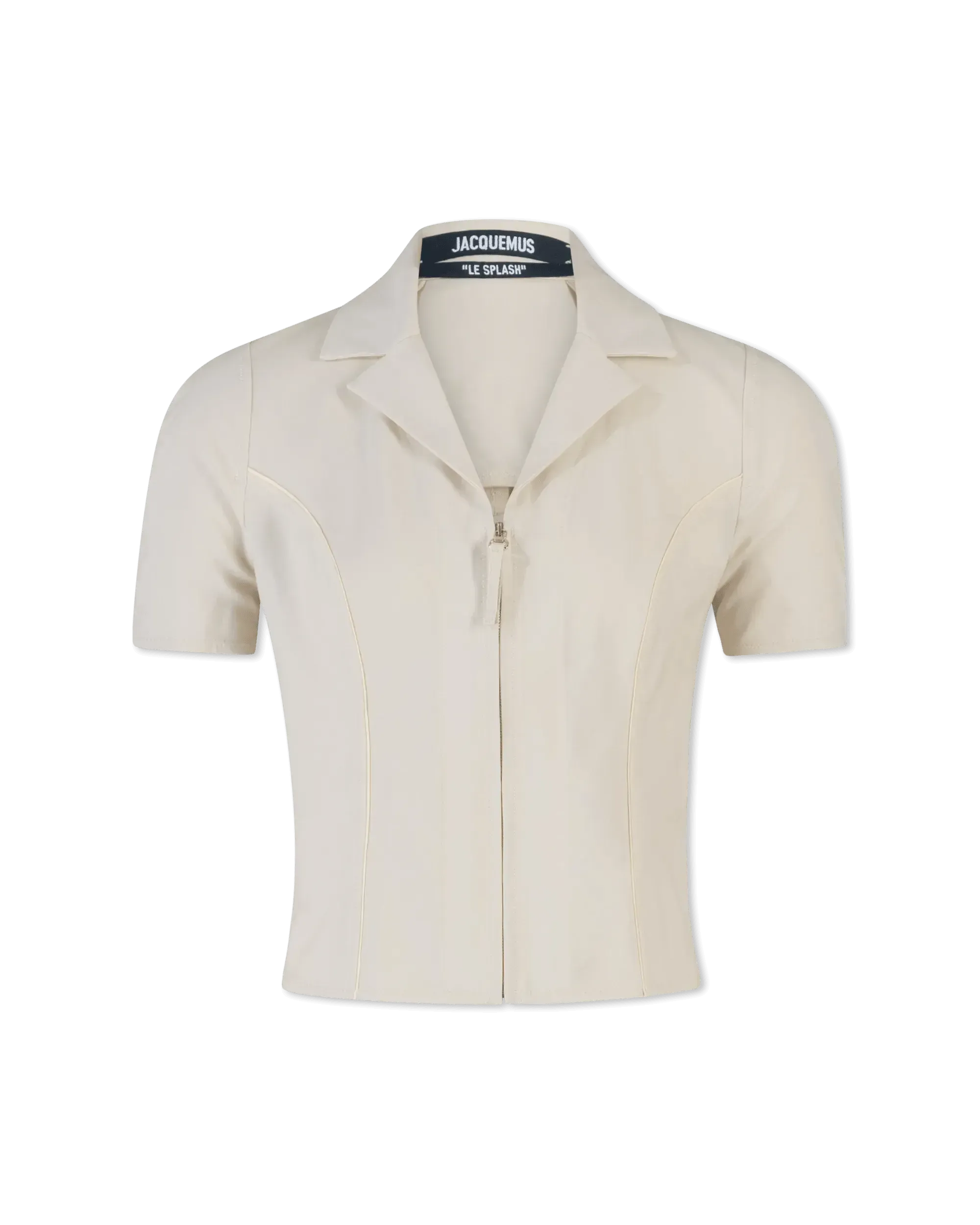 Tangelo Fitted Zip Up Shirt