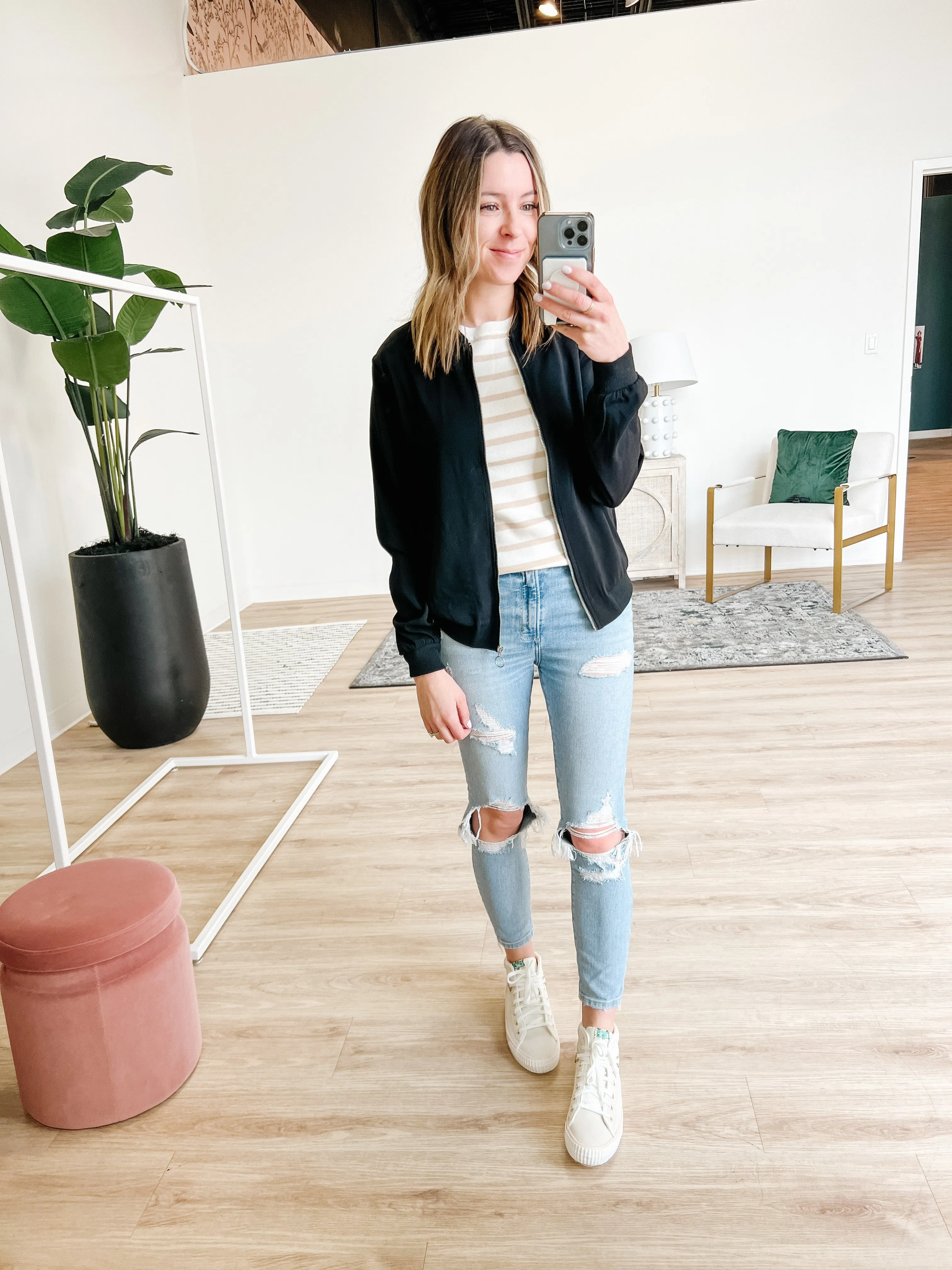 The Bomber Jacket in Black
