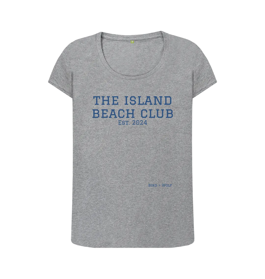 The Island Beach Club Scoop Neck Tee
