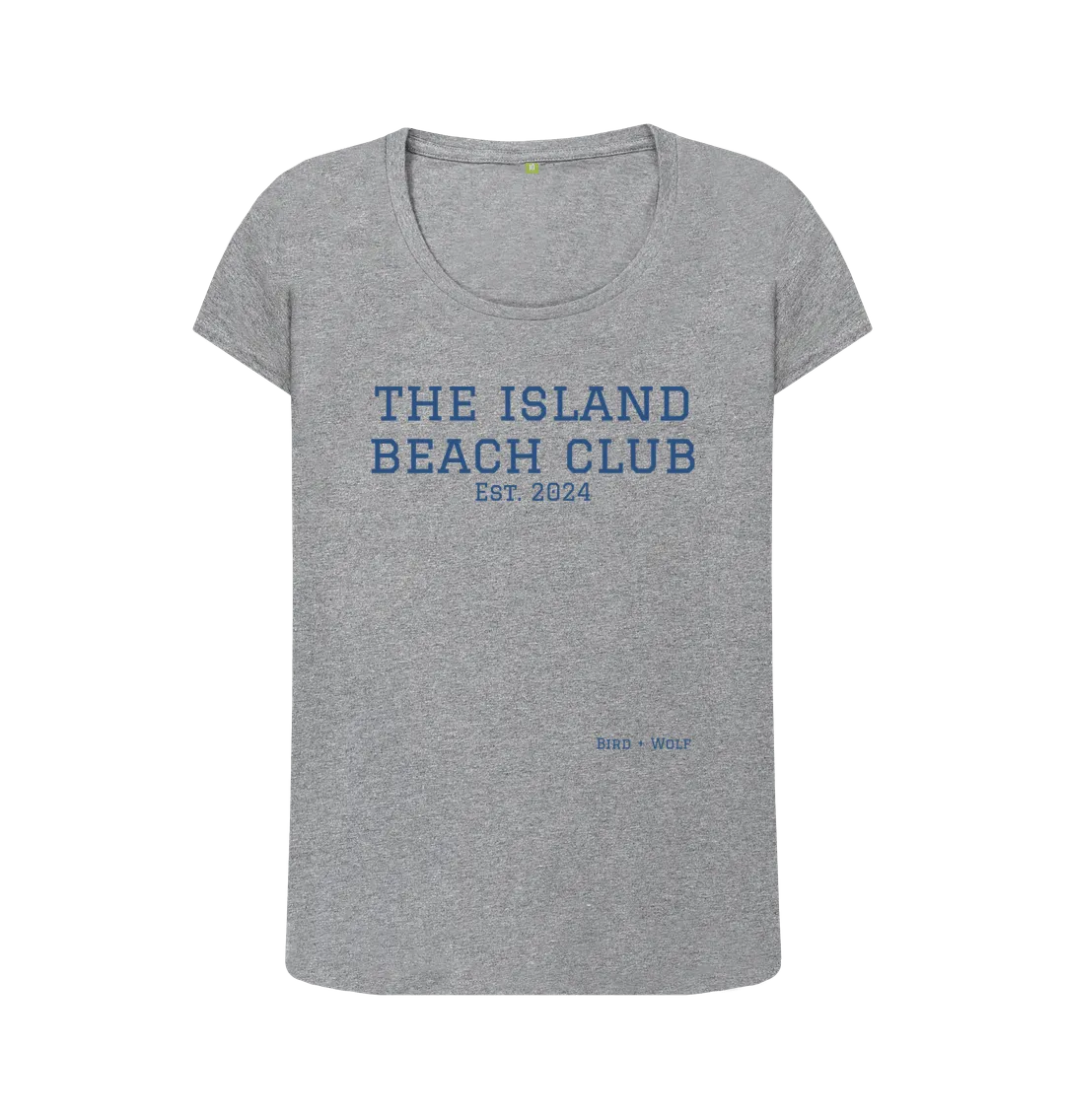 The Island Beach Club Scoop Neck Tee