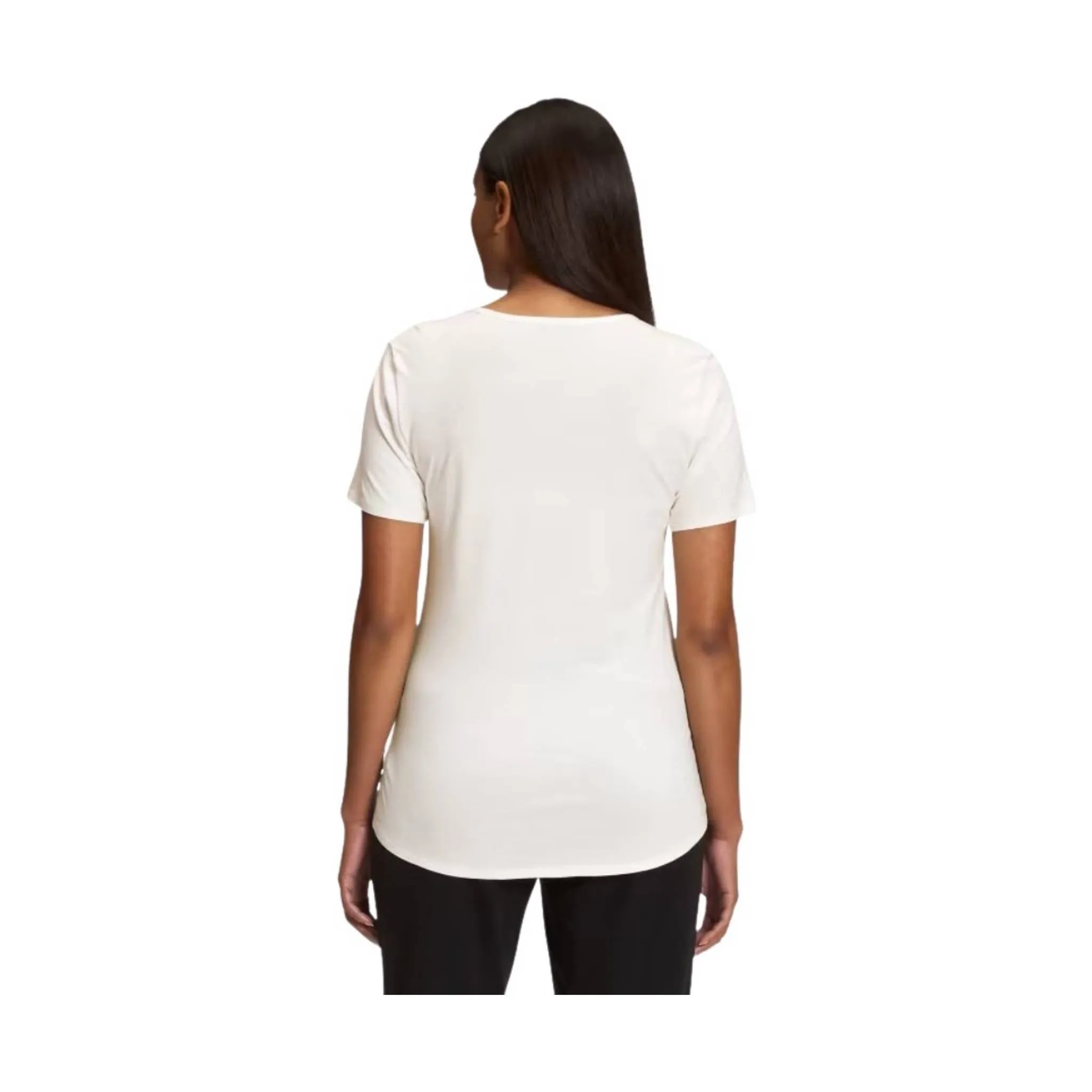 The North Face Women's Terrain Short Sleeve Scoop-Neck Tee - Gardenia White FINAL SALE