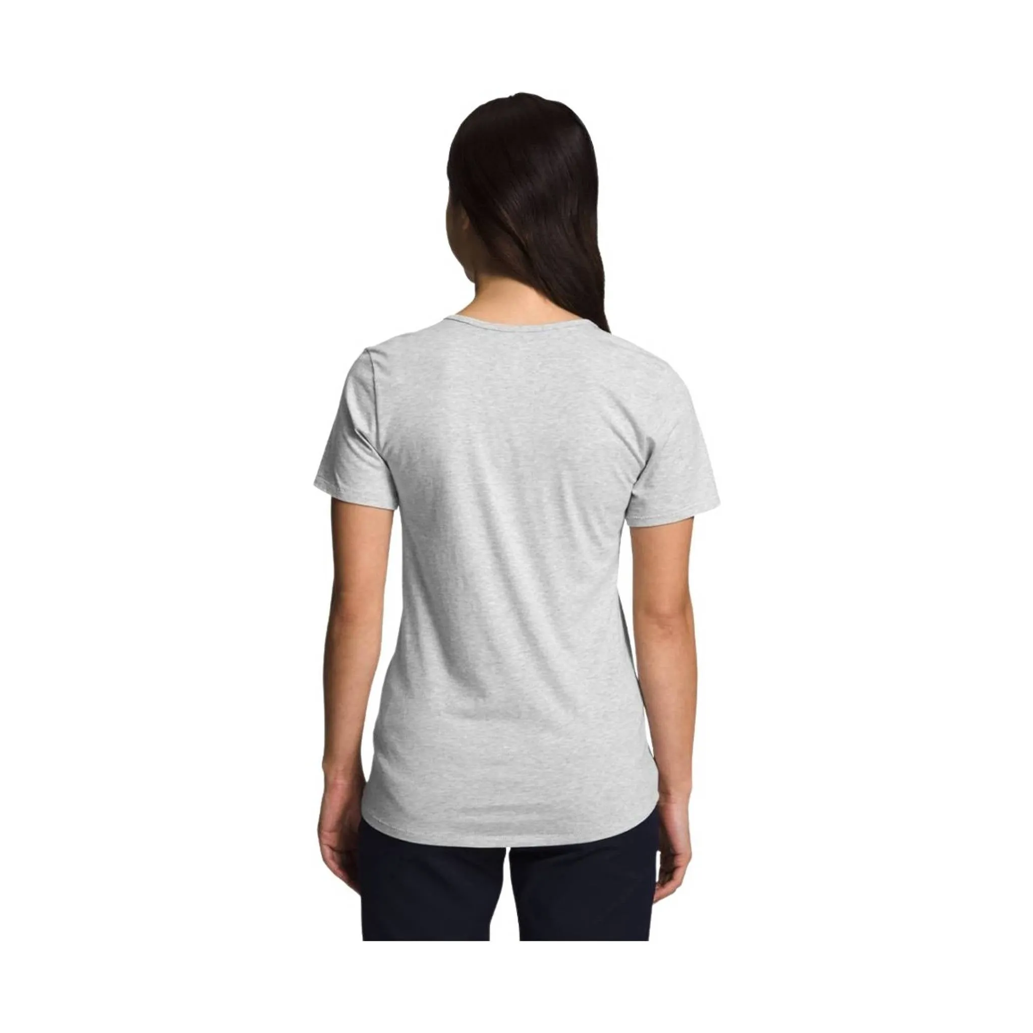 The North Face Women's Terrain Short Sleeve Scoop-Neck Tee - Light Grey Heather