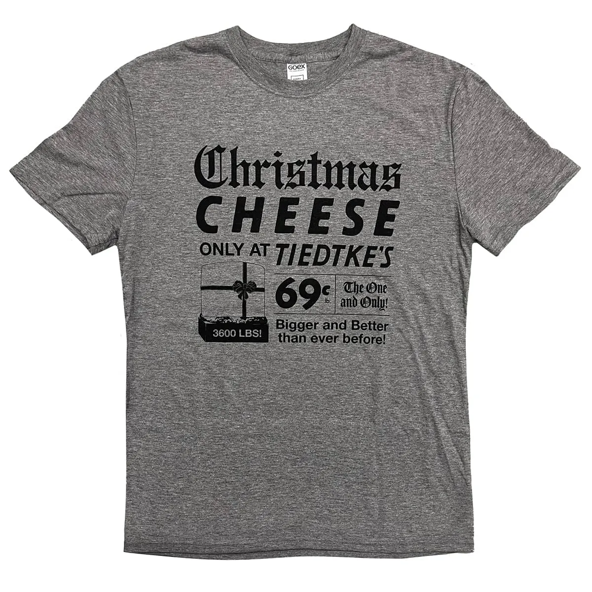 Tiedtke's Christmas Cheese Shirt