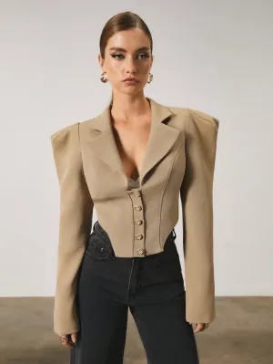 Traje Caqui COSMINA para Mujer - Elegancia en Cherry Vibes