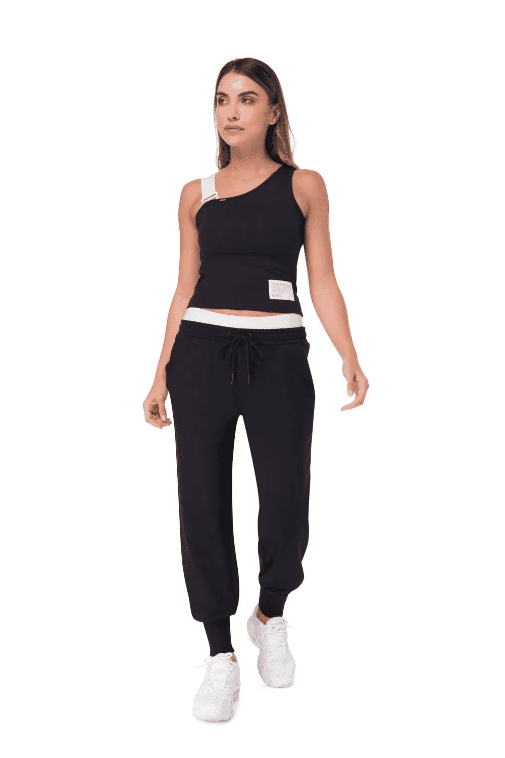 TRIBE OF 6 ADYLN RECYCLED REMOVABLE TAPE STRAP TOP
