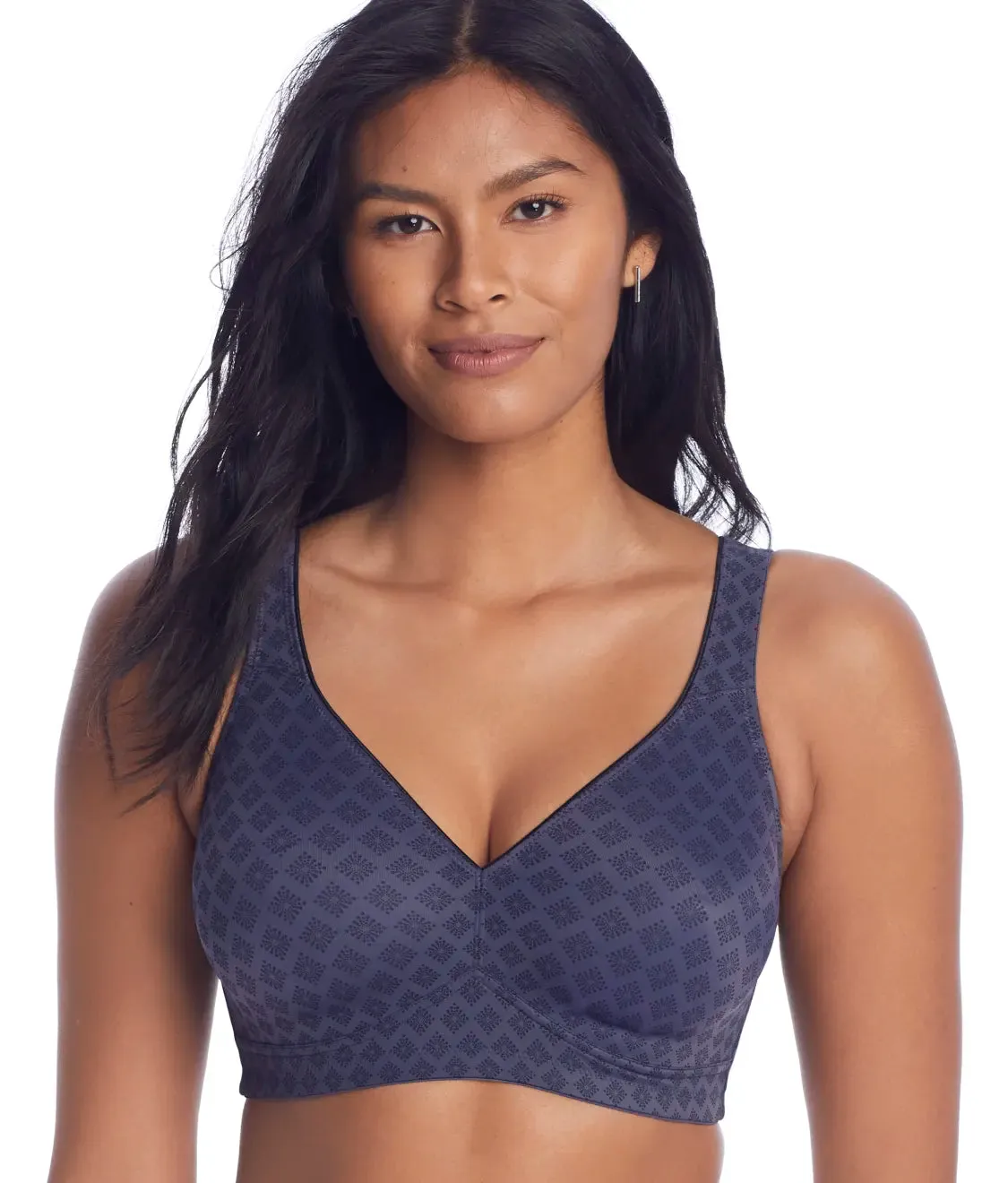 Twin Art Soft Bra 5244- Shadow Blue/ Smart Rose