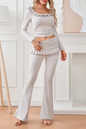 US3230 Workout Shirt and Pants Set Top
