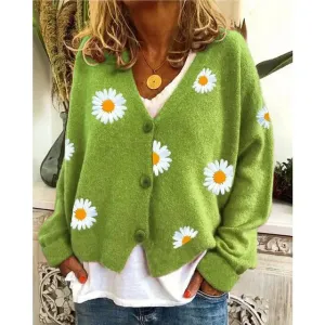 Valeria | Casual Floral Crochet Cardigan