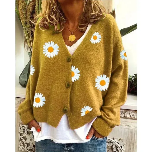 Valeria | Casual Floral Crochet Cardigan
