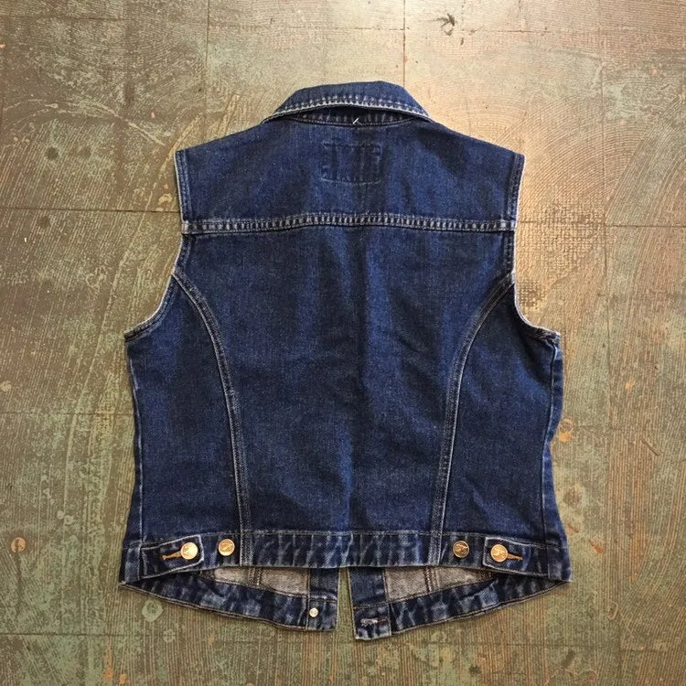 vintage 90s Zana*Di denim vest // size Large