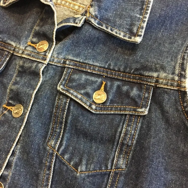 vintage 90s Zana*Di denim vest // size Large