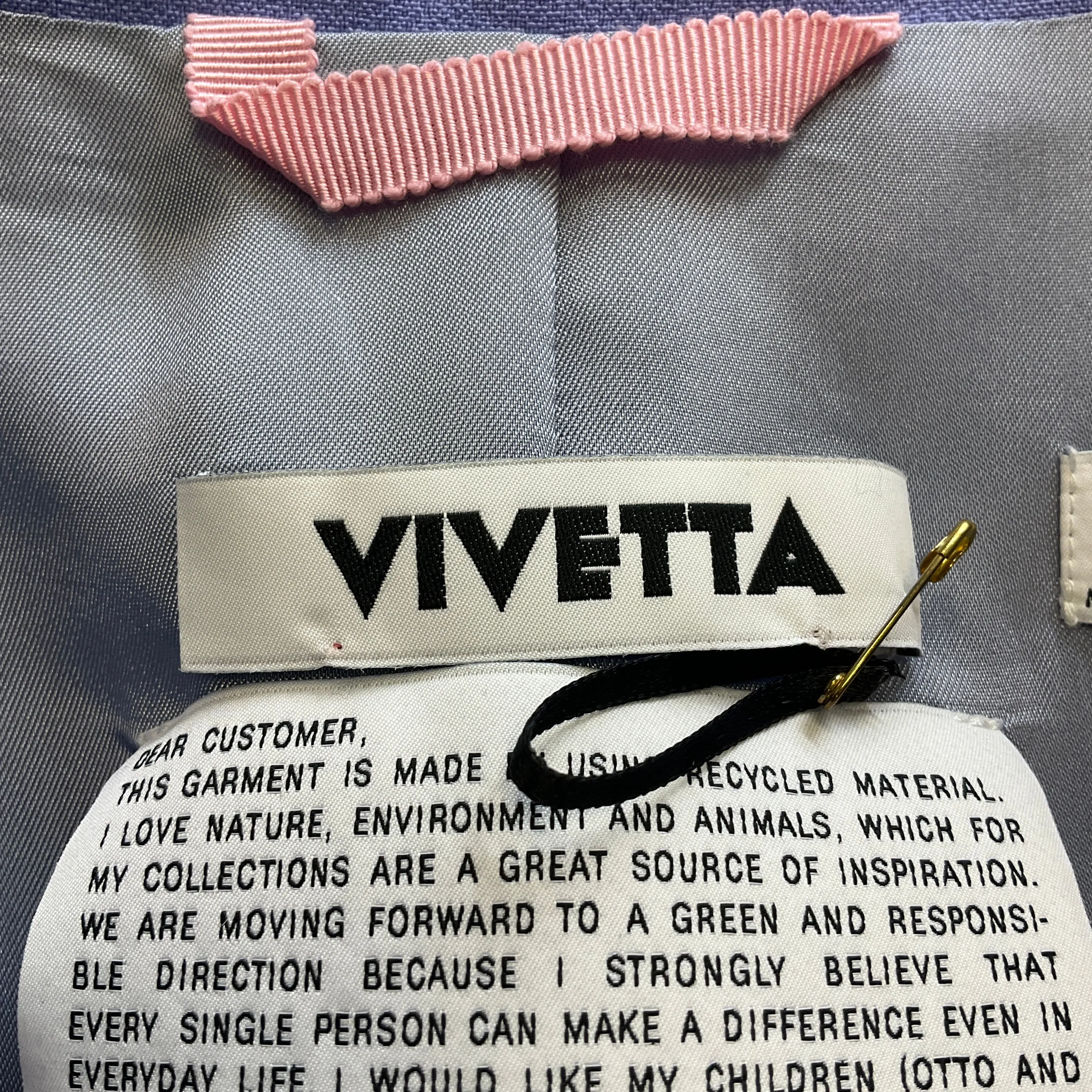 Vivetta Violet 2022 Button-front Crepe Blazer