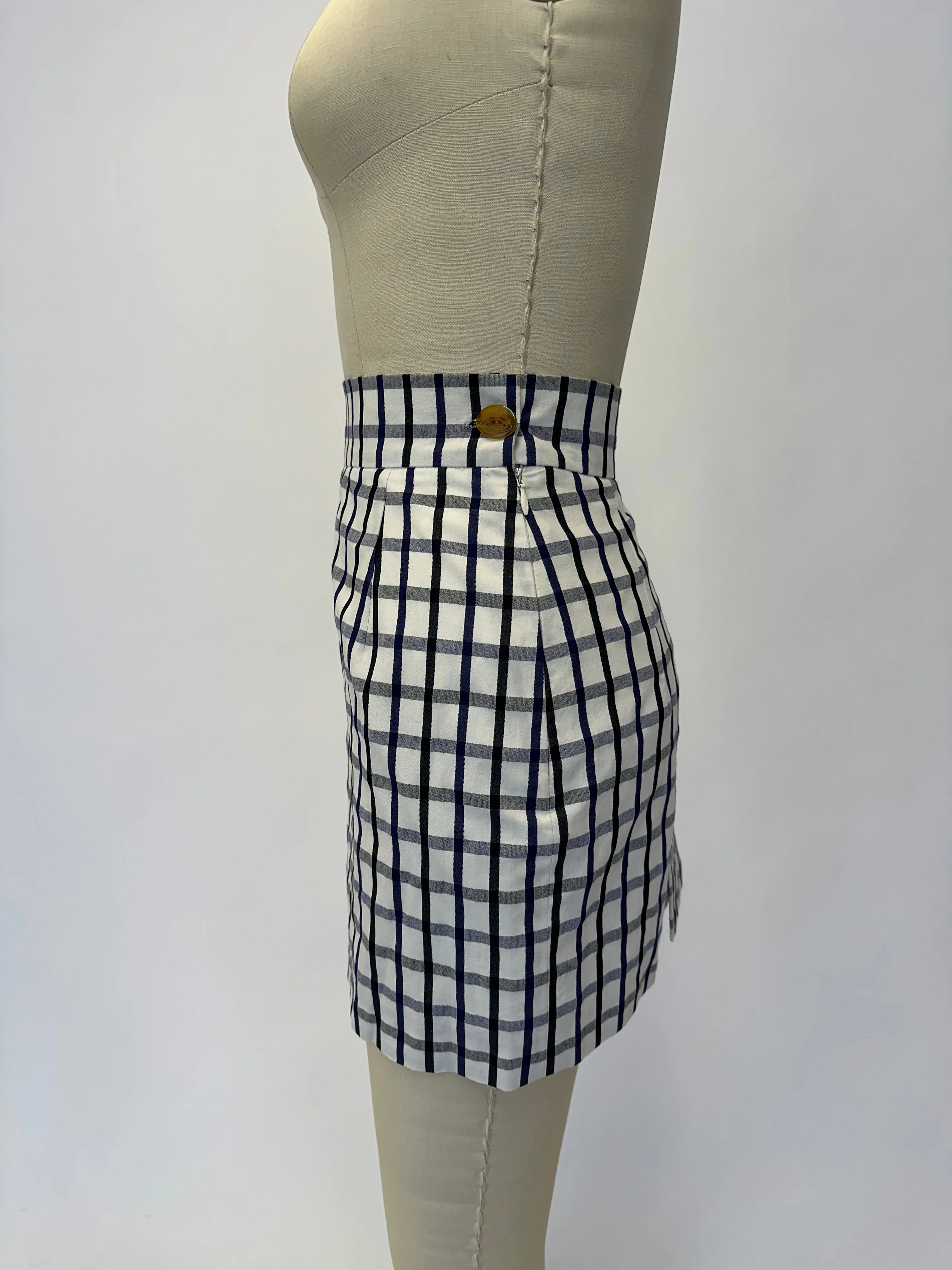 Vivienne Westwood Red Label Grid Skirt Suit