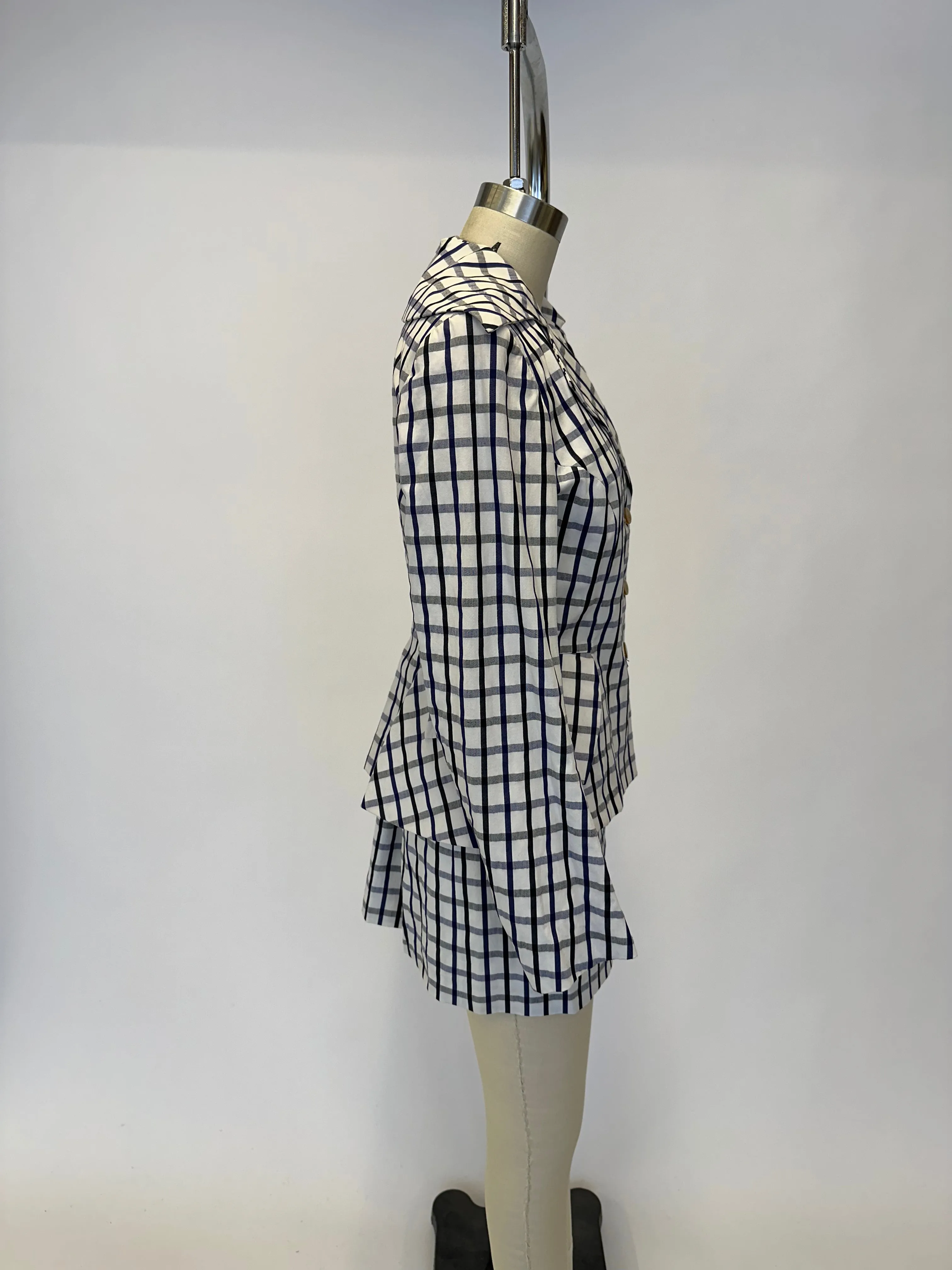 Vivienne Westwood Red Label Grid Skirt Suit