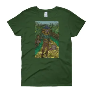 Walkers Of Oz: Zombie Cornfield Fitted T-Shirt