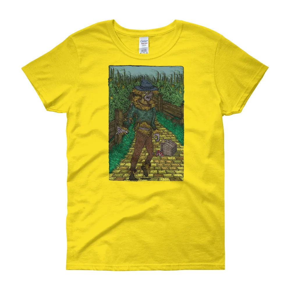 Walkers Of Oz: Zombie Cornfield Fitted T-Shirt
