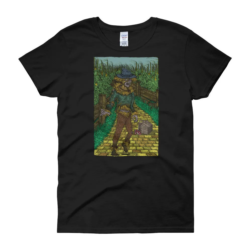 Walkers Of Oz: Zombie Cornfield Fitted T-Shirt