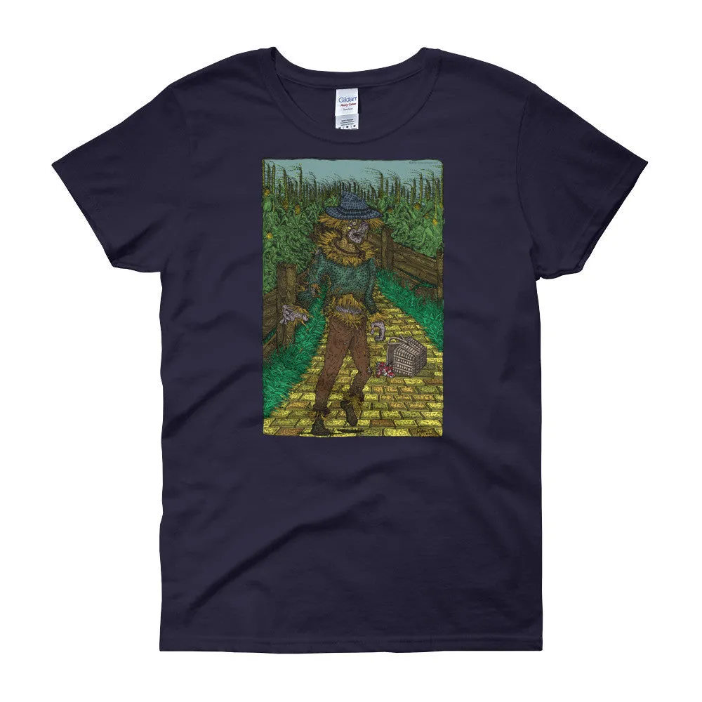 Walkers Of Oz: Zombie Cornfield Fitted T-Shirt