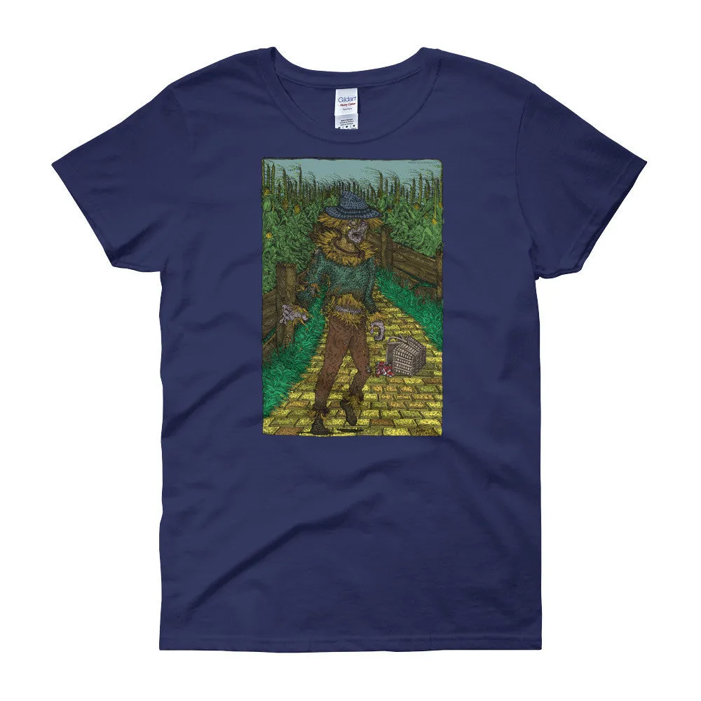Walkers Of Oz: Zombie Cornfield Fitted T-Shirt