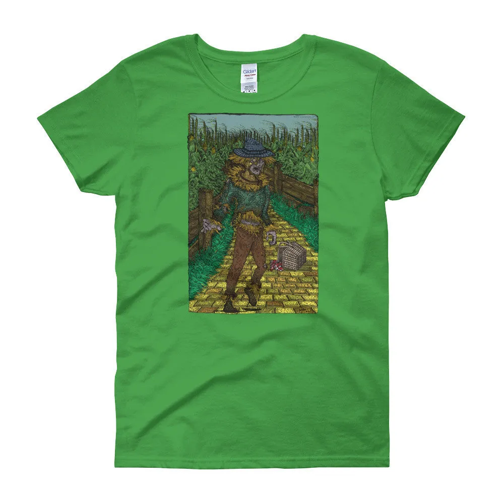 Walkers Of Oz: Zombie Cornfield Fitted T-Shirt