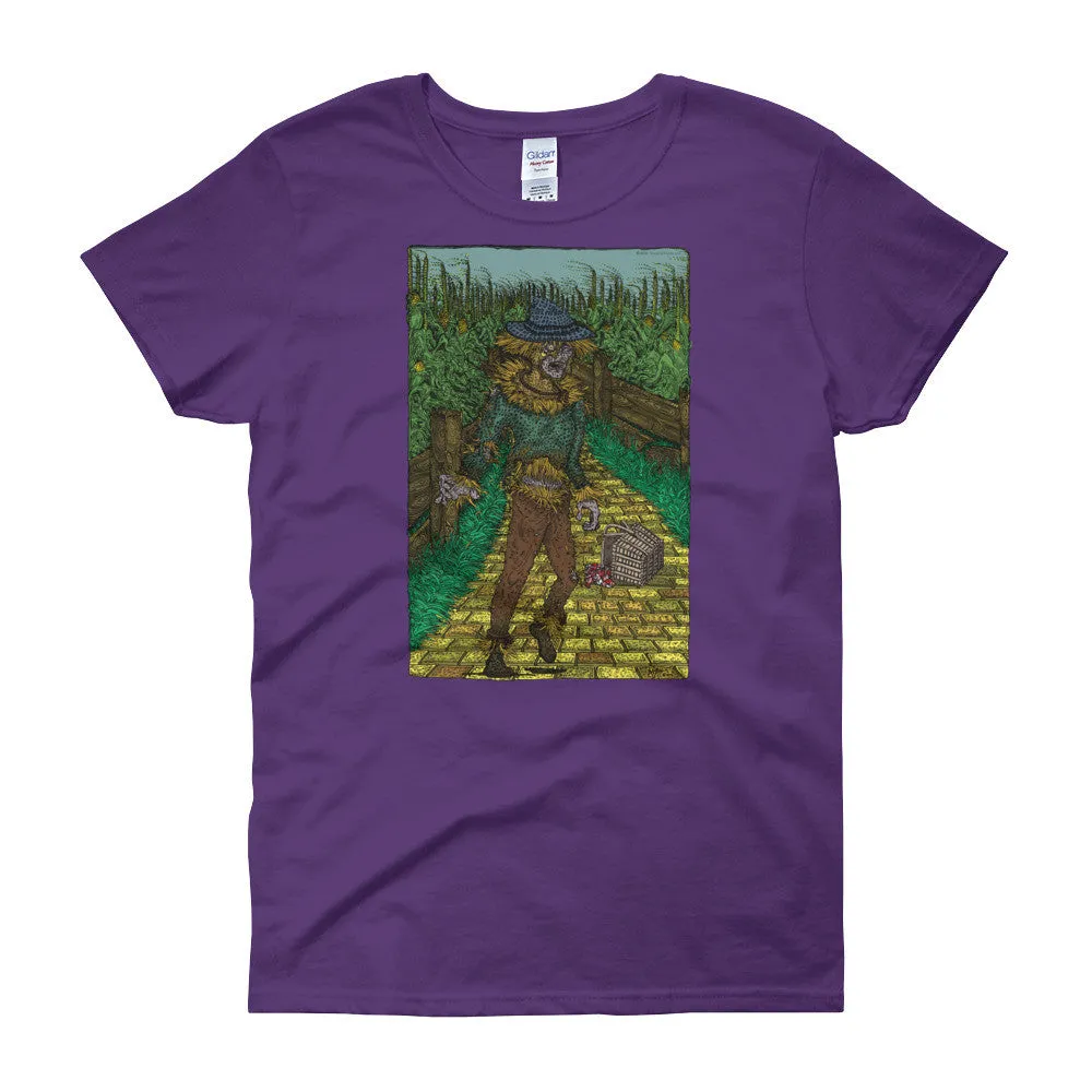 Walkers Of Oz: Zombie Cornfield Fitted T-Shirt