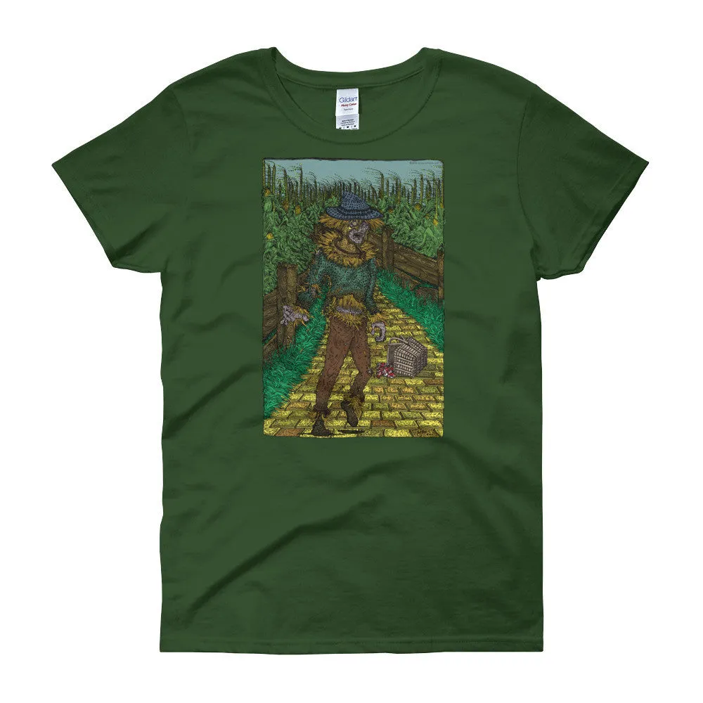 Walkers Of Oz: Zombie Cornfield Fitted T-Shirt