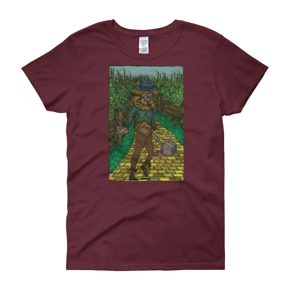 Walkers Of Oz: Zombie Cornfield Fitted T-Shirt