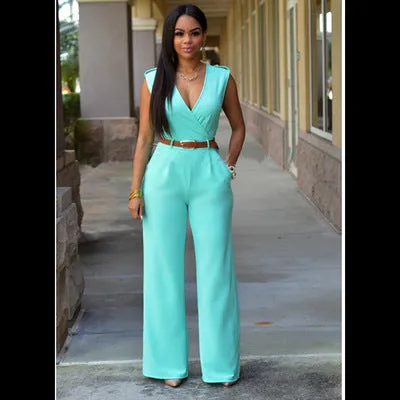 Women Fashion Jumpsuits Pants