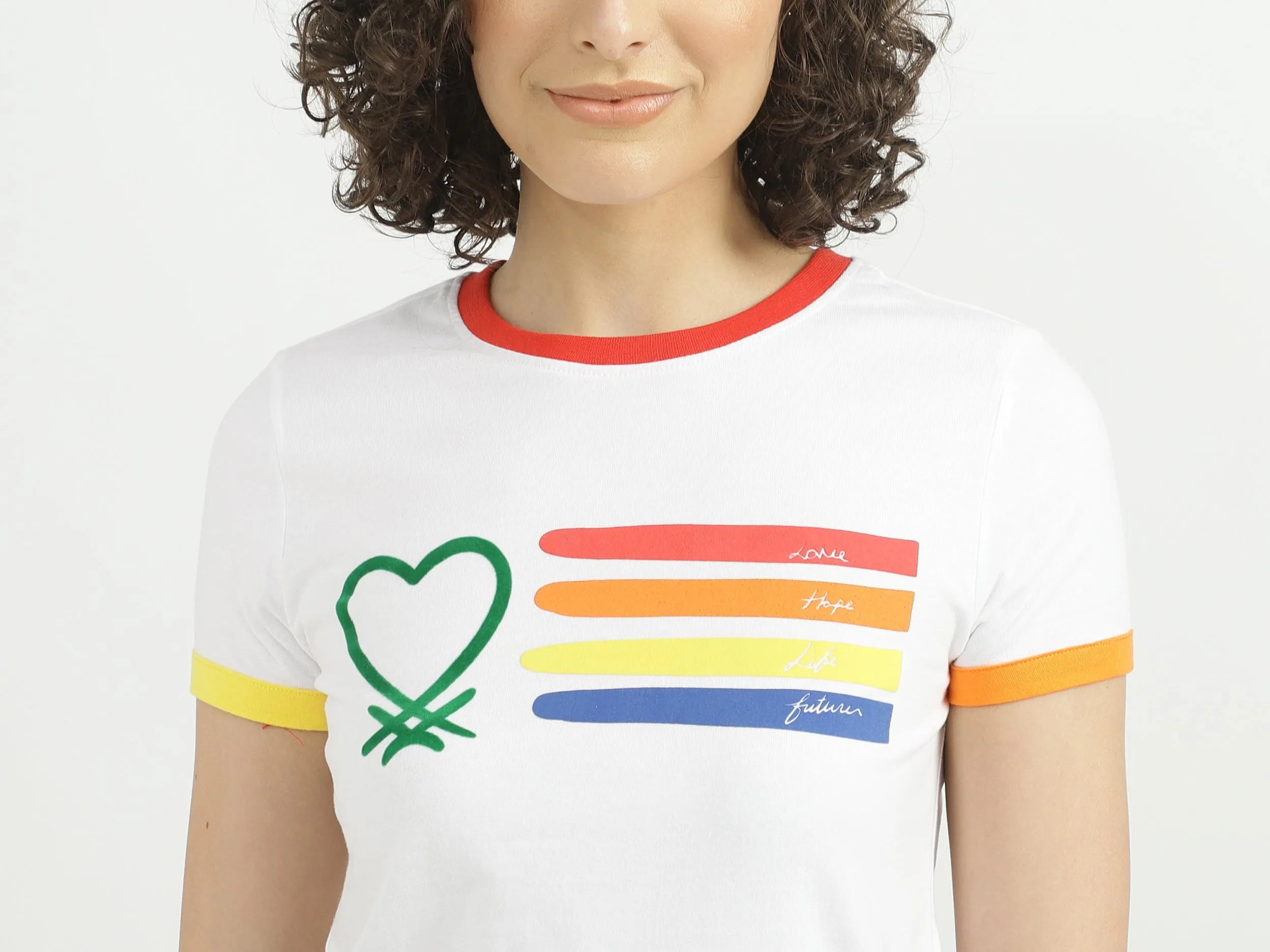 Women Printed Round Neck T-shirt