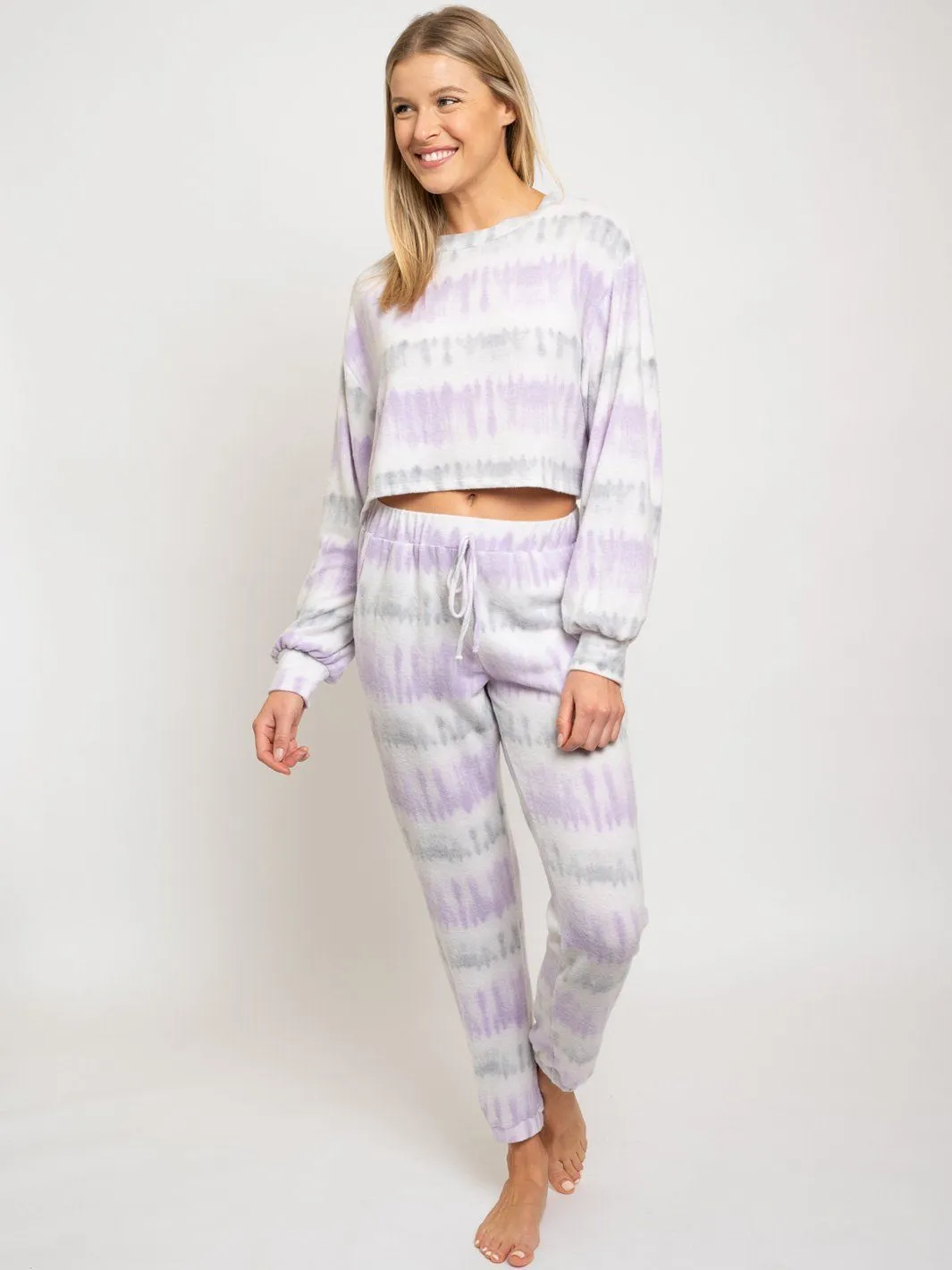 WOMEN'S 2PC. LOUNGE WEAR TIE DYE SET
