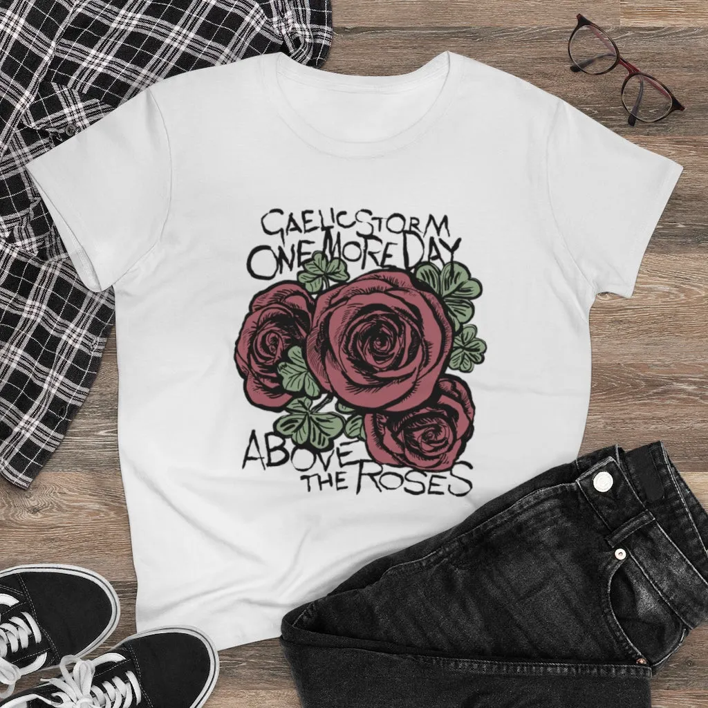 Women's Heavy Cotton ROSES Tee
