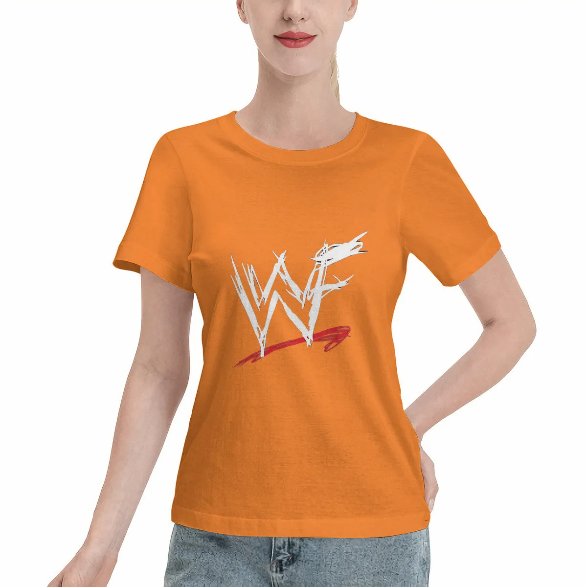 WWF World Wrestling Federation Classic Logo Women's T-Shirt