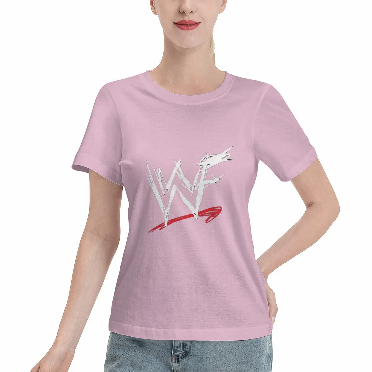 WWF World Wrestling Federation Classic Logo Women's T-Shirt