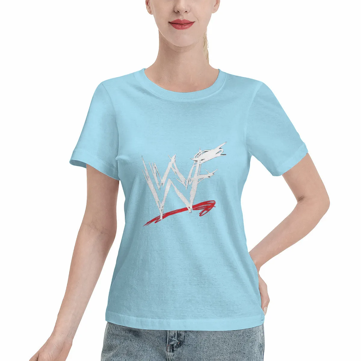 WWF World Wrestling Federation Classic Logo Women's T-Shirt